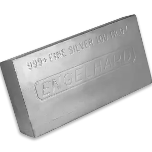 100oz Engelhard Silver Bar (2)