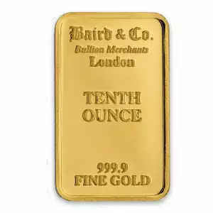 1/10oz Baird & Co Minted Gold Bar (2)