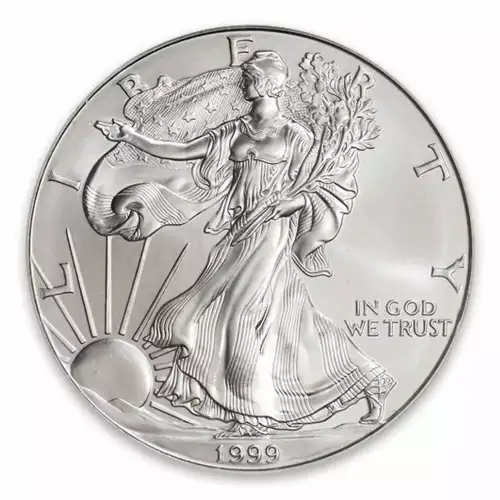 1999 1oz American Silver Eagle (2)