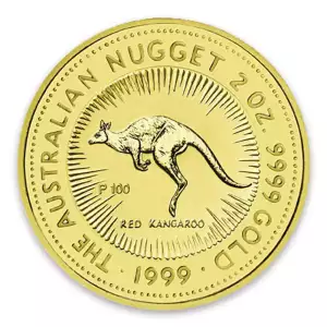 1999 2oz  Bullion Nugget / Kangaroo Coin (2)