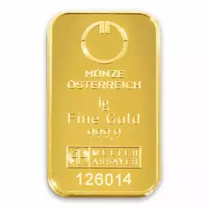 1g Austrian Mint Gold Bar (2)