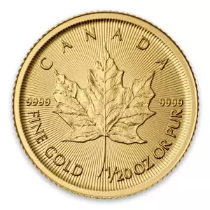 2018 1/20oz Canadian Gold Maple Leaf (2)