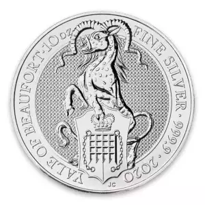 2020 10oz Britain Queen's Beast : The Yale of Beaufort (2)