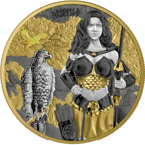 2025 1 oz Valkyries - Arnhild Valhalla Silver Coin (2)