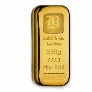 250g Baird & Co Cast Gold Bar (2)