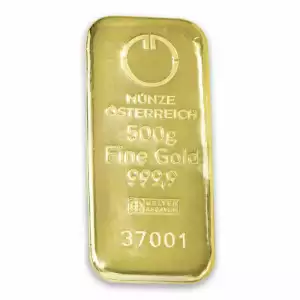 500g Austrian Mint Gold Bar (2)