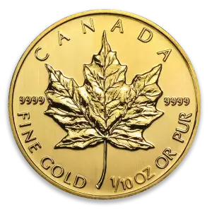 Any Year 1/10oz Canadian Gold Maple Leaf (2)