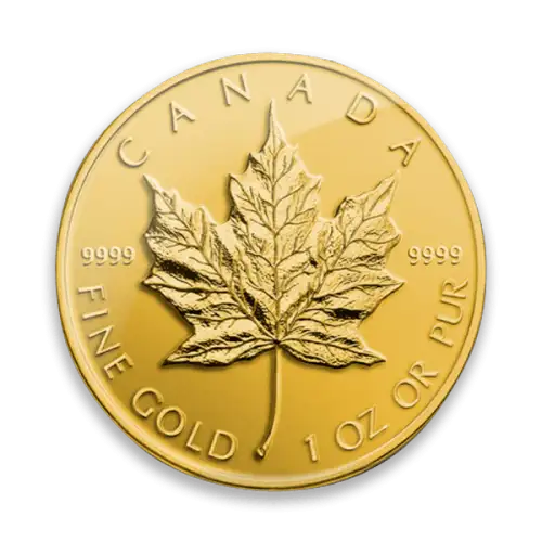 Any Year  - 1oz Canadian Gold Maple Leaf- 9999 (2)