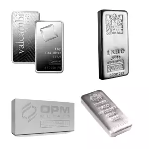 LBMA Approved 1kg gold bar - Various Mints (2)