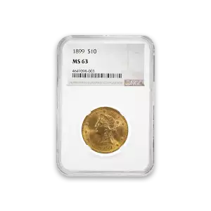 Liberty Head $10 (1838 - 1907) - PCGS - MS63