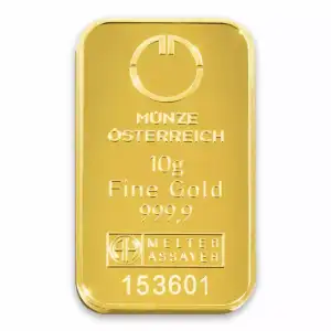 10g Austrian Mint Gold Bar (2)