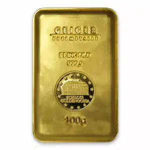100g Schloss Güldengossa Security Line Gold Bar (2)