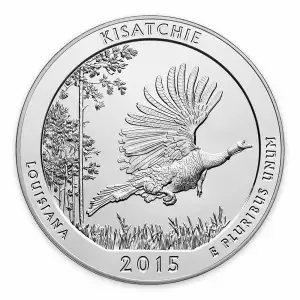 2015 5 oz Silver America the Beautiful Kisatchie National Forest (2)