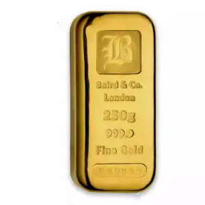 250g Baird & Co Cast Gold Bar (2)