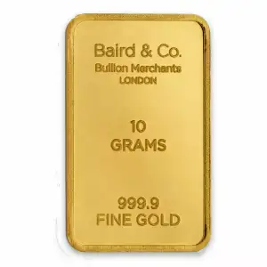 10g Baird & Co Minted Gold Bar (2)