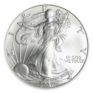 2007 1oz American Silver Eagle (2)