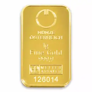 1g Austrian Mint Gold Bar (2)