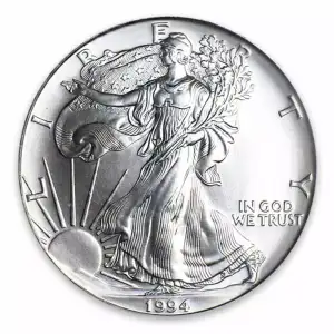 1994 1oz American Silver Eagle (2)