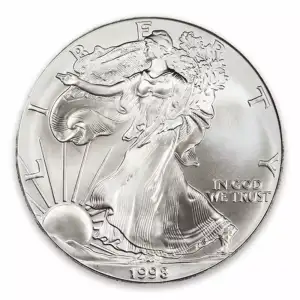 1998 1oz American Silver Eagle (2)